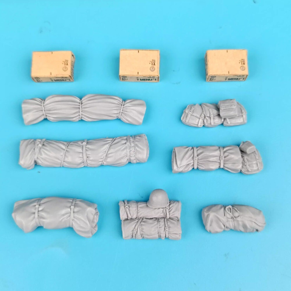 Diorama 1/16/35/48/72 Tank External Package Set Military Equipment Accessories