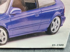 Revell 1:25 Honda Civic Hatchback Tuner Series 2’n1 Model Kit 85-2389 Dented Box
