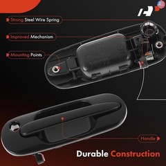 A-Premium Exterior Door Handle Front Left Driver Side Compatible with Honda