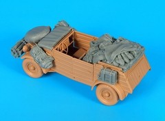1/35 Scale Resin Figure Model Kit Africa Corps Military Vehicle Accessories Set.