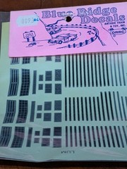 Blue Ridge Decals – #0093GL – Chevy Lumina/NASCAR Grills & Vents Decals – NOS