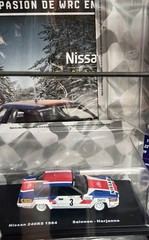 UNUSED WRC NISSAN 240 RS SALONEN 1:43 RALLY SCALE MODEL 1:43 BUBBLE DIECAST