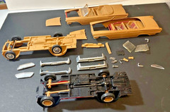 Revell 1962 Chrysler Newport Convertible Broke/Missing Parts Models (2) As Is!