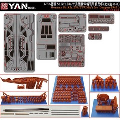 1/35 German Sd.Kfz.234 2 Puma Armoured Recon Vehicle Details for Dragon #6943