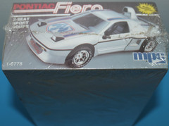 PONTIAC FIERO 1/25 scale plastic model kit MPC #1-0778 sealed 1980s vintage
