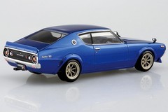 Aoshima 1/32 NISSAN SKYLINE GT-R C110 Custom Snap Model Kit *SILVER*