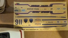Revell Easy Kit Chevy Impala Police Car 1:25 scale