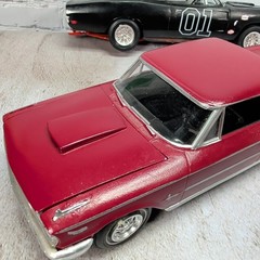 Lot 2 Built 1963 Ford Galaxie & Black Lee Charger Model Cars 1/25