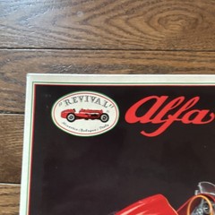 Revival Alfa Romeo 159-1951 1:20 Red Model Kit Unassembled Metal Plastic