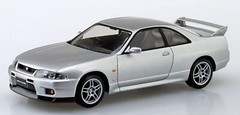 Aoshima Bunka Kyozai 1/32 The Snap Kit Series Nissan R33 Skyline GT-R Sonic Silv