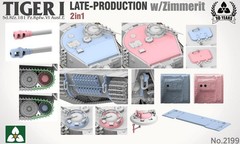 TAKOM 2199 1/35 Scale Tiger I Late Production w/Zimmerit Plastic model Model Kit