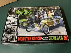 Vintage 2000’s AMT The Munsters Koach & Drag-u-la in Tin Factory Sealed Inside