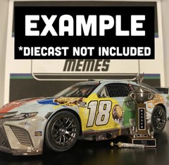 NASCAR Diecast 1/24 Scale Trophies Champion Martinsville Bristol Darlington