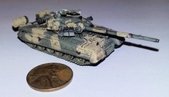 Takara 1/144 World Tank Museum 6. Russian T80U tank. In Camouflage (#105)