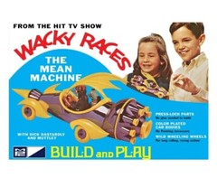 1:25 Wacky Races: Mean Machine Figures Snap MPC Model Kit Dick Dastardly Muttley