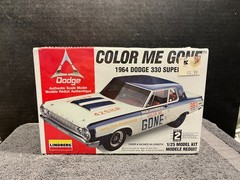 1:25 LINDBERG MODEL KIT 1964 DODGE 330 SS COLOR ME GONE SKILL-2 SEALED UTM