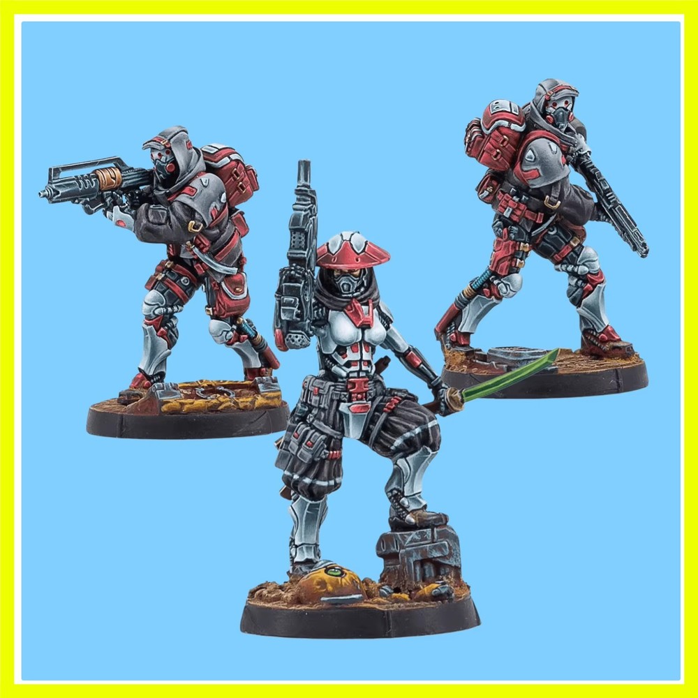 Die-cast Resin Model Assembly Kit, GK, Resin Battle Group 3 People, Unpainted…