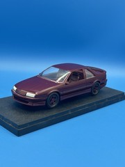 1990 Chevrolet Beretta GTZ Promo Model Car by AMT/Ertl in Display Case