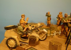 1/72 German Motorcycles BMW R75 WWII Italeri 6121 Plastic Model kit