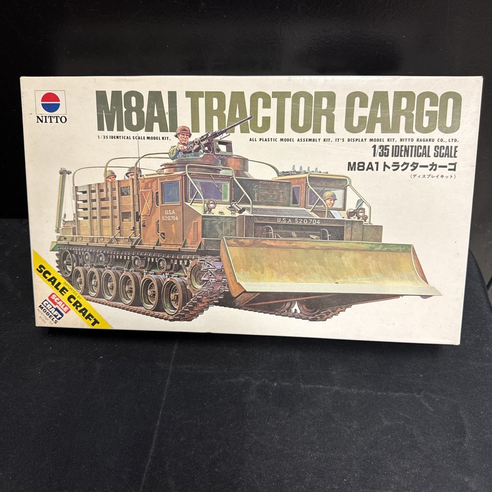 VTG Nitto Craft US Army M8A1 Tractor Cargo 1/35 Scale Model Kit