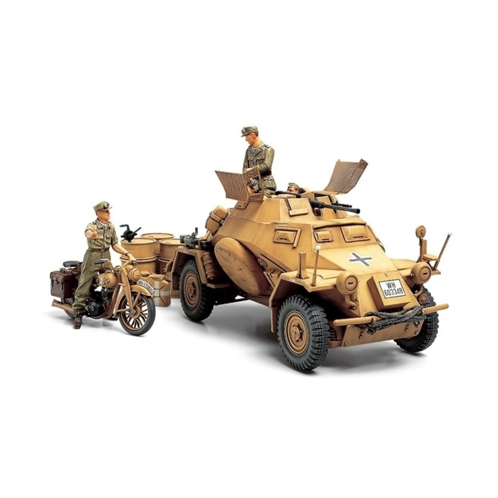 TAMIYA Military Mod German Leichter Panzerspahwagen 4X4 Afrika Korps SW (New)