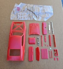 AMT 1/25 1971 FORD MUSTANG MACH 1 BODY AND RELATED PARTS JAMES BOND 007