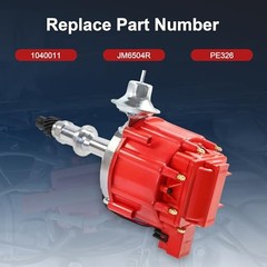 HEI Distributor w/Cap & Rotor Replacement For Pontiac 301ci 326ci 350ci 389ci