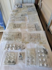 Lot Of Chrome Model Kit Parts for 1/24 1/25 Scales