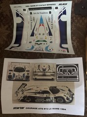 Starter Porsche ATS N.2 Le Mans 1994 Resin Car Kit 1:43 Made In France