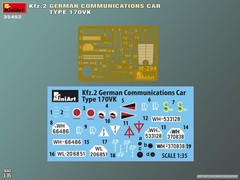 Miniart 1/35 Kfz.2 German Communications Car Type 170VK #35492📌USA📌Sealed