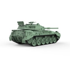 SSMODEL 1/87 HO Scale Railway Military Model Kit Argentina TAM Medium Tank
