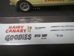 Hairy Canary 66′ Valiant AWB 1/25 Decal from Fremont Racing Specialties