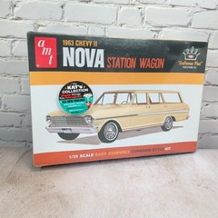 AMT 1963 Chevy II Nova Station Wagon 1/25 Craftsman Plus Model Kit Sealed