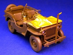 Minor 1/35 WWII US 1/4 ton 4×4 Truck Windshield Cover for Tamiya kit