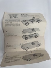 VTG Lindbergh Jaguar XK 120 Plastic Model Construction Kit