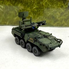 Tank World Mobile War 1/144 Stryker Wheeled Armored Vehicle Finished Model