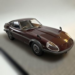 Tamiya 1/24 Nissan Fairlady Z 240ZG Plastic Model Car Maroon Finished