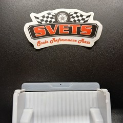 Vintage 1973-1987 GM Truck Rear Step Bumper W/Ball Receiver 3D Resin 1/24