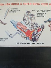 AMT ERTL Chevy Nova SS Pro Stocker “The Old Pro” 1:25 Model Kit #6556 NEW NIOB