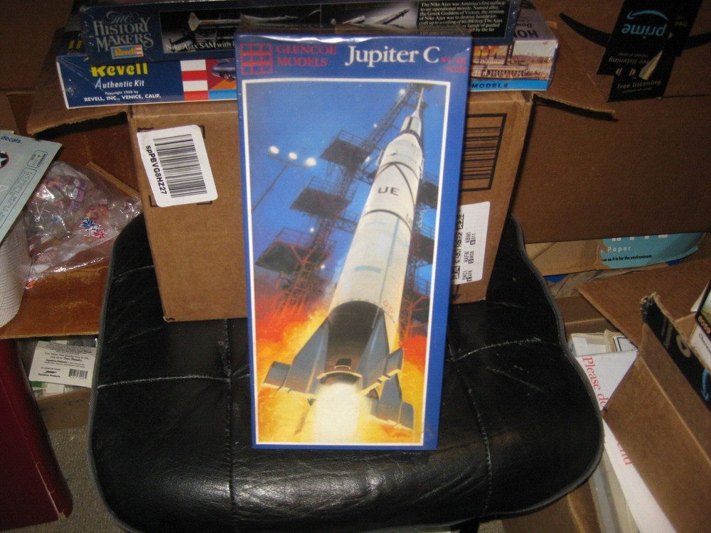 Sealed Jupiter C Rocket by Glencoe Models in 1/48 scale from 1990