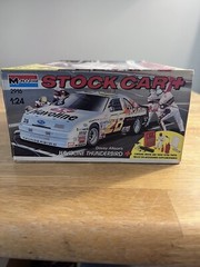 Monogram Davey Allison #28 Havoline Thunderbird Stock Car Open Box Complete Kit