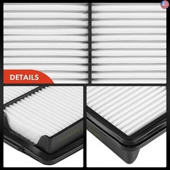 A-Premium 2-PC Engine Air Filter Compatible with Infiniti M35 2009-2010, M37