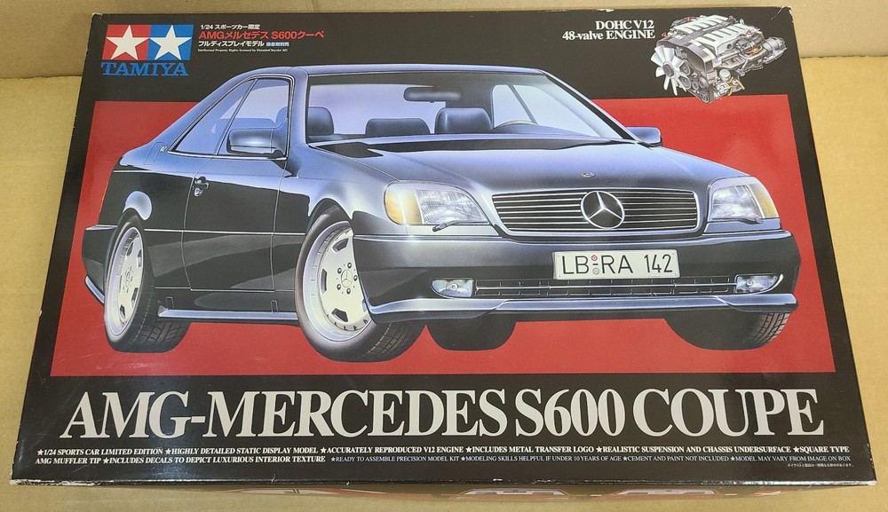 Tamiya 1/24 AMG Mercedes S600 Coupe 89764 Plastic Model Kit #2