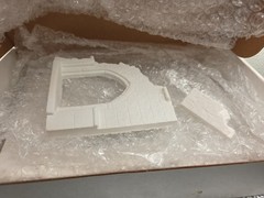 Verlinden 54mm 1/35 Church Ruin Section w/Entrance WWII [Plaster] 96. A1
