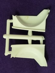 1977 Chevy Monza FRONT INNER FENDERS from AMT 1:25 Model Kit 77 Mirage