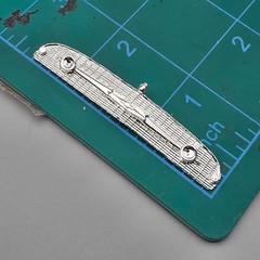 1/25 1/24 Model Car Parts Kit Bash Junkyard Chrome Chevy Bel Air Grille
