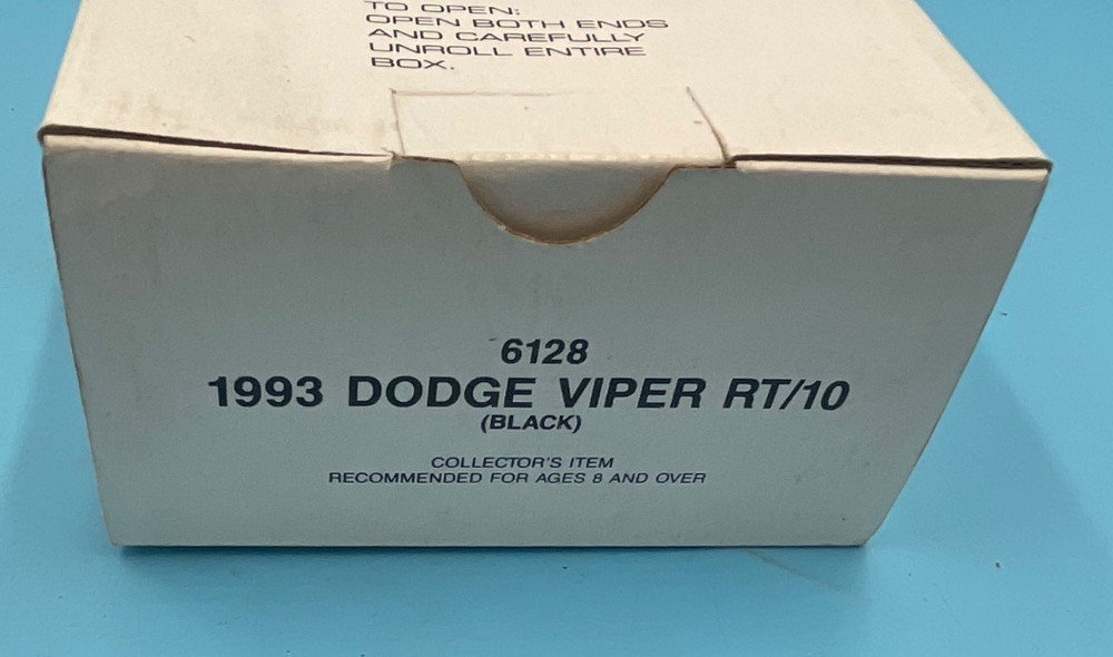 AMT 1993 DODGE VIPER RT/10 (Black) 6128 Promotional Model NIB