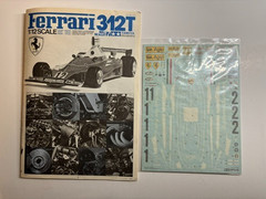 TAMIYA BIG #17 1:12 SCALE F-1 FERRARI 312T UNASSEMBLED MODEL WITH ACCESSORIES
