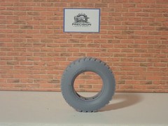 1/25 Scale Big Rig Truck Bridgestone w/ Alcoa 24.5″ Dually Wheel and Tire Set.
