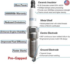 V7410 Iridium Spark Plug 41-114 12622441 Automobile spark plugs for